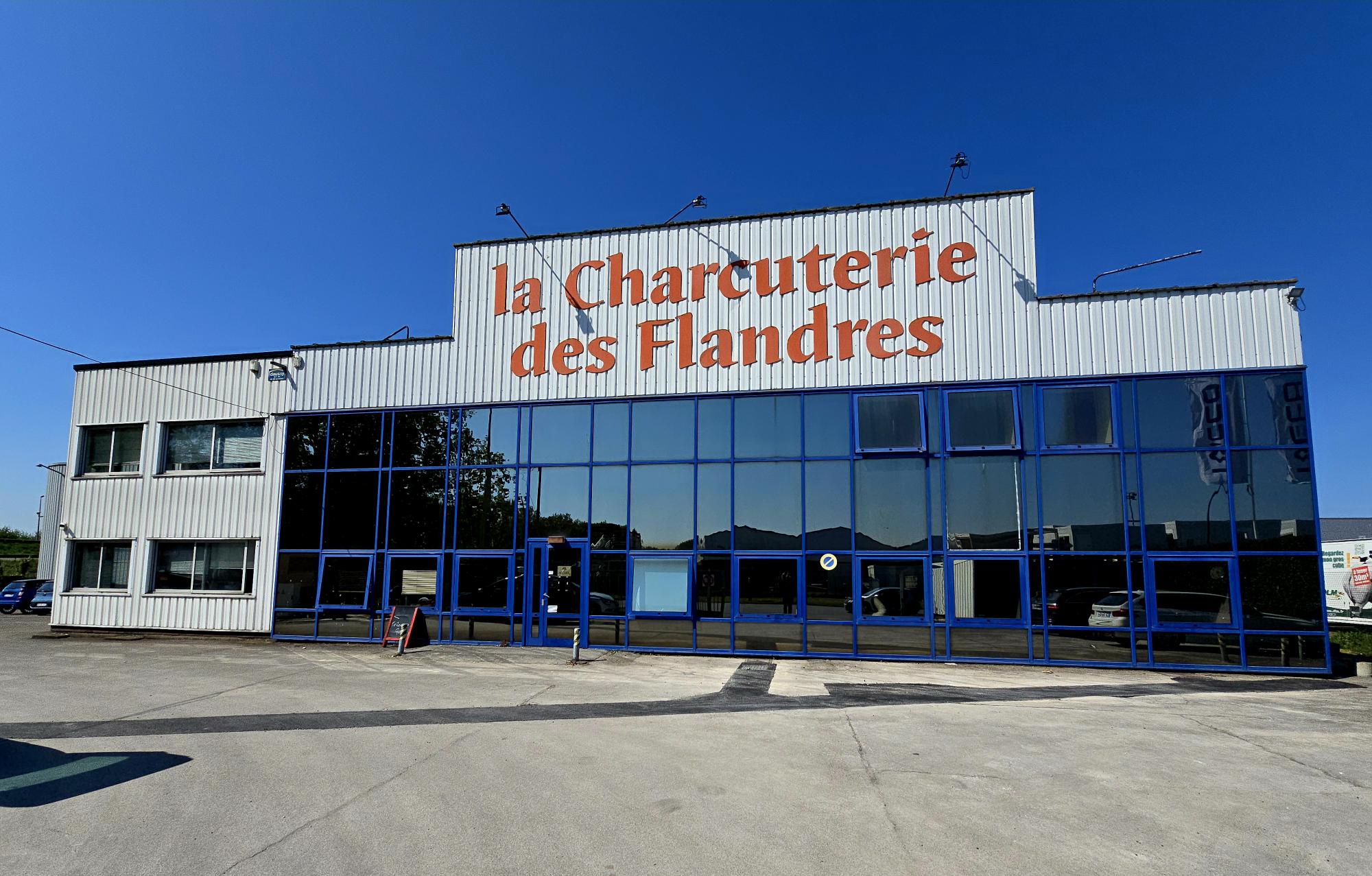 Devanture de la Charcuterie des Flandres à Dunkerque.