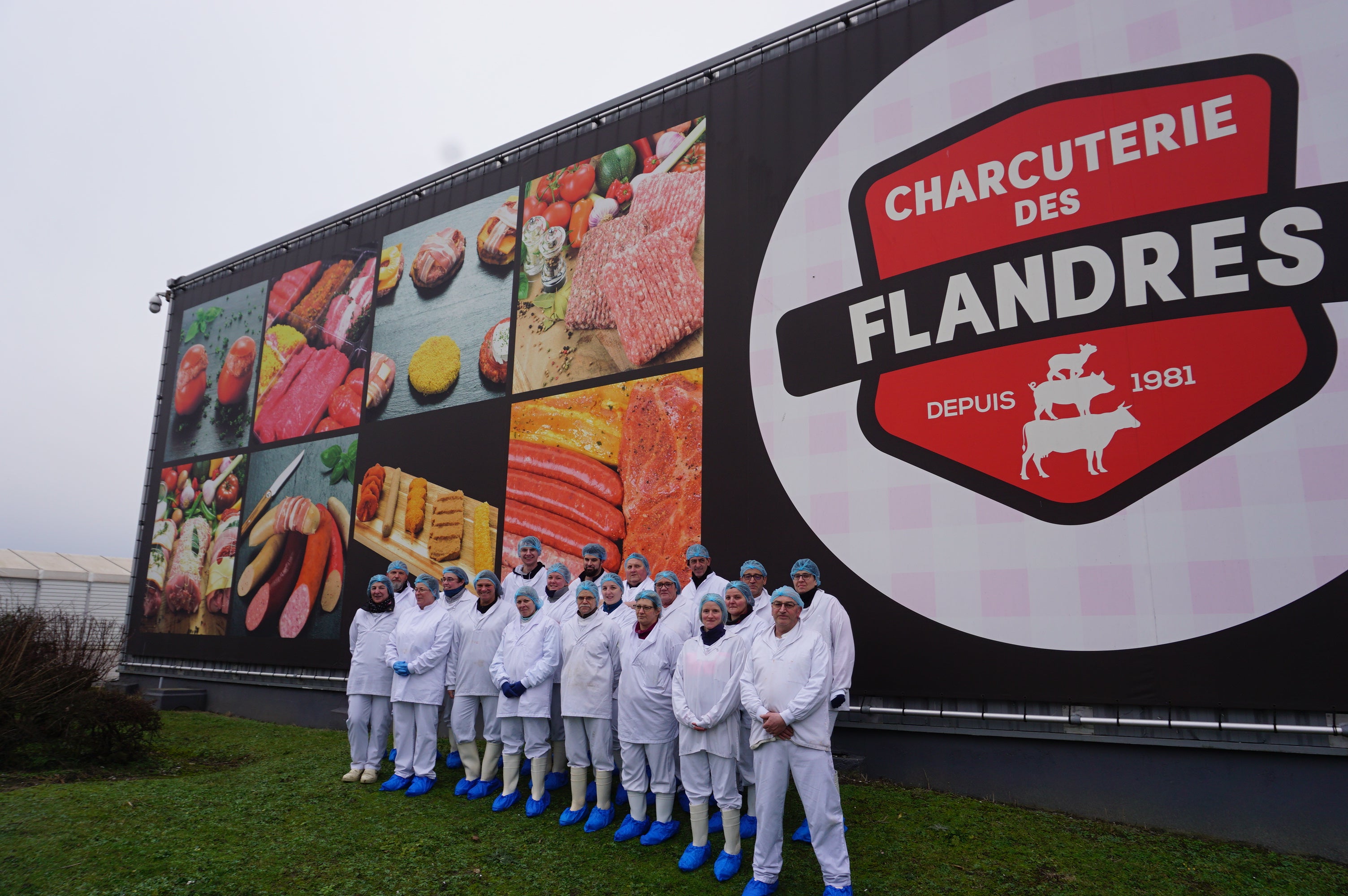 Photo de l'équipe de la Charcuterie des Flandres 